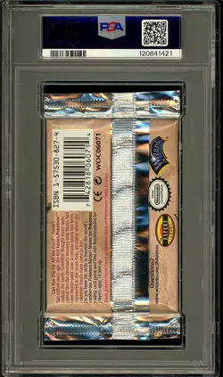 Pokemon 1999 WOTC Vintage 1st Edition Fossil Zapdos Sealed Booster Pack PSA 9 - Image 2