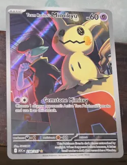 Team Rocket's Mimikyu 238/217 (Illustration Rare) Ascended Heroes NM Pokemon TCG - Image 1