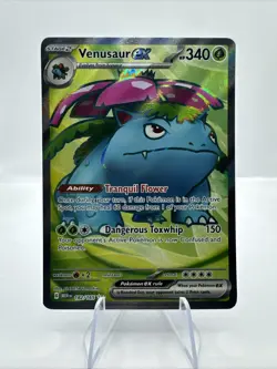 Pokemon TCG Venusaur ex 182/165 Sv: Scarlet & Violet 151 Holo - Image 1