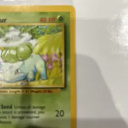 Pokemon TCG Base Set #44/102 Bulbasaur LP - Image 4