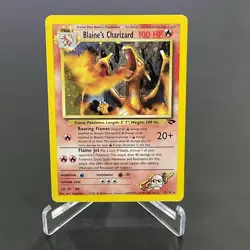 Pokemon TCG Blaine's Charizard 2/132 Gym Challenge 2000 Holo Rare - Image 1