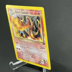 Pokemon TCG Blaine's Charizard 2/132 Gym Challenge 2000 Holo Rare - Image 3
