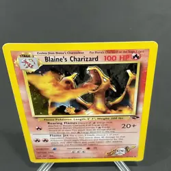 Pokemon TCG Blaine's Charizard 2/132 Gym Challenge 2000 Holo Rare - Image 4