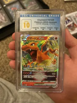 Pokemon Japanese Charizard 014/172 CGC PERFECT 10 (BGS Black Label Equivalent) - Image 1