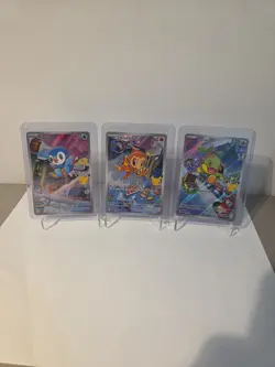Pokemon TCG First Partner Illustration Collection Series 1 Gen 4 Sinnoh Starters - Image 1