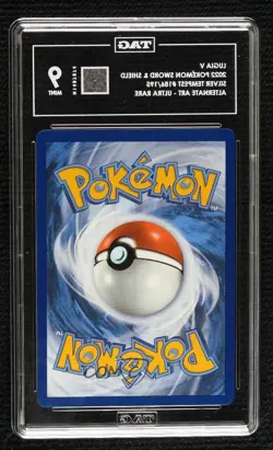 Lugia V Ultra Rare Pokemon Sword & Shield Silver Tempest TAG 9 MINT - Image 2