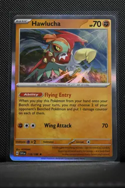 Hawlucha 118/198 Rare Scarlet & Violet Pokemon Holo NM - Image 1