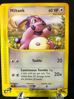 Miltank 094/147 Aquapolis Common Pokemon TCG NM Never Played - Image 1