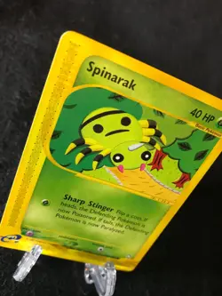 Spinarak 111/147 Aquapolis Common Pokemon TCG NM Never Played - Image 2
