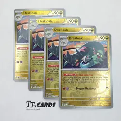 Drakloak 072/131 REVERSE HOLO x4 Playset 4x Pokemon TCG SV Prismatic Evolutions - Image 1