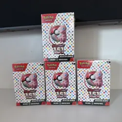 4 x Pokemon TCG Scarlet & Violet 151 Booster Bundle Boxes Mint Factory Sealed 820650853210 - Image 1