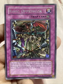 Yugioh Royal Oppression LOD-091 - 1st Edition Rare - Never Played - Image 1