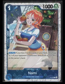 Nami (P-053) (Jolly Roger Foil) P-053 One Piece Premium Booster -The Best- NM - Image 1