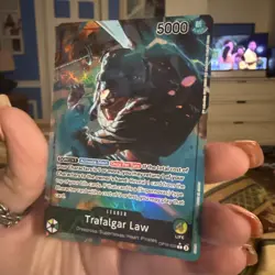 One Piece TCG Trafalgar Law Leader Parallel OP10-022 Alt Art Royal Blood - Image 4