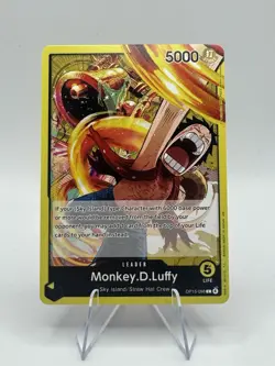 One Piece CCG Monkey.D.Luffy OP15-098 Leader Adventure On Kami’s Island English - Image 1