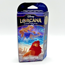 Disney LORCANA: The First Chapter TCG STARTER DECK (SAPPHIRE & STEEL) • SEALED - Image 1