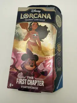 Disney Lorcana The First Chapter Amber Amethyst Starter Deck Sealed TCG Moana - Image 1