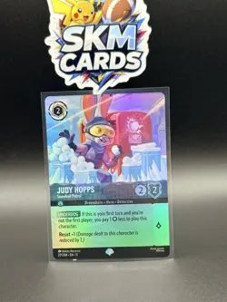 Disney Lorcana Winterspell JUDY HOPPS Snowball Patrol Epic Foil #221/204 - Image 1