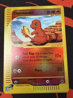 Pokemon Card TCG Expedition Charmander 97/165 Reverse Holo Rare LP/MP - Image 1