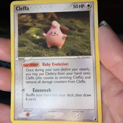 NM Cleffa 21/115 EX Unseen Forces Regular Rare 2005 Nintendo Pokemon Card - Image 1
