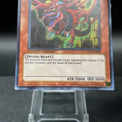 Slifer the Sky Dragon LC01-EN002 Limited Edition Ultra Rare Yugioh Card - Image 2