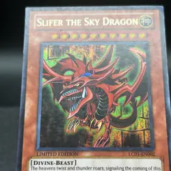 Slifer the Sky Dragon LC01-EN002 Limited Edition Ultra Rare Yugioh Card - Image 4