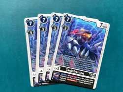 Tankdramon BT16-060 Playset Beginning Observer Digimon Card Game x4 - Image 1