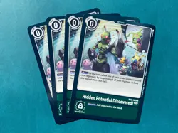 Hidden Potential Discovered BT3-103 Playset Resurgence Booster Digimon Card x4 - Image 1