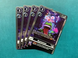 Numemon BT14-058 Playset Blast Ace Digimon Card Game x4 - Image 1