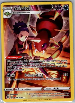 Ariados TG09/TG30 SWSH09: Brilliant Stars Trainer Gallery - Pokemon Card - NM - Image 1