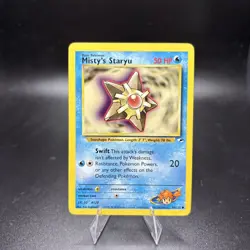Mistys Staryu 90/132 Gym Heroes Vintage Card Pokemon NM Near Mint -j - Image 1