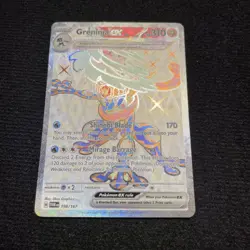 Pokemon TCG Greninja EX Twilight Masquerade Card 198/167 Ultra NM Condition - Image 2
