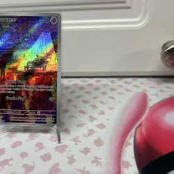 Pokemon Drowzee TCG Scarlet & Violet Base Set Holo Card 210/198 Illustration - Image 3