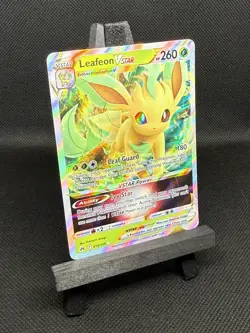 Leafeon Vstar 014/159 SWSH Crown Zenith Holo Ultra Rare Pokemon TCG Card NM/M - Image 2