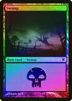 Swamp (256) FOIL Innistrad NM Basic Land MAGIC THE GATHERING MTG CARD ABUGames - Image 1