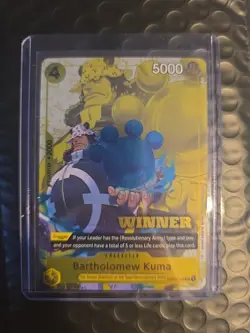 Bartholomew Kuma (Winner Pack 2025 Vol. 4) OP09-108 One Piece Promotion Cards... - Image 1