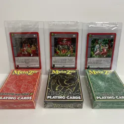Metazoo WPT Playing Card Complete Decks Set with Promo Card Kickstarter - Image 1