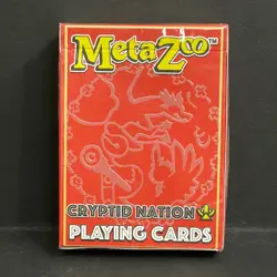 Metazoo CRYPTID NATION Kickstarter WPT Playing Card Deck + Promo Card IN HAND - Image 3