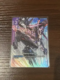 Bandai Gundam Card GCG ST09-009 C+ Giant Killing Alt Rare Destiny Ignition Promo - Image 1