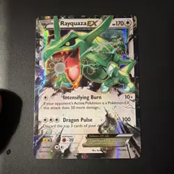 Pokemon Rayquaza EX 75/108 Roaring Skies Holo Ultra Rare 170 HP Basic Card - Image 1