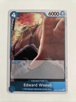 Edward Weevil EB01-023 R Memorial Collection ONE PIECE Card Game NM English - Image 1