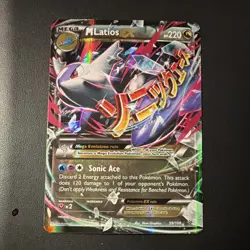 Pokemon M Latios EX 59/108 Roaring Skies Holo Ultra Rare 220 HP Mega Card - Image 1