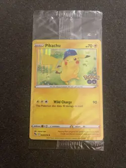 Pokemon/Pokemon GO Prerelease Pikachu Holo Foil Promo Card #028/078 Sealed - Image 1
