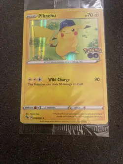 Pokemon/Pokemon GO Prerelease Pikachu Holo Foil Promo Card #028/078 Sealed - Image 3