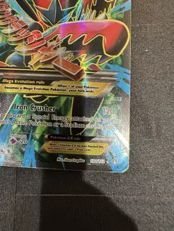M Scizor EX (Full Art) 120/122 Breakpoint XY Holo Pokemon Card TCG - Image 4