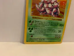 Genuine Nidoking 11/102 Base Set Shadowless Vintage Pokemon Card - Image 5