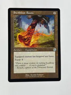 Swiftfoot Boots The Brothers' War: Retro Frame Artifacts Magic the Gathering MTG - Image 1