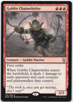 Goblin Chainwhirler Normal R The List Reprints 129/269 NM - Image 1
