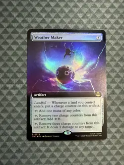 MTG Weather Maker #0279 Foil Extended Art R Teenage Mutant Ninja Turtles (TMT) - Image 1