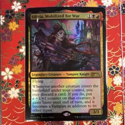 Olivia, Mobilized for War Secret Lair Drop Foil Legendary Vampire Knight Mythic… - Image 1